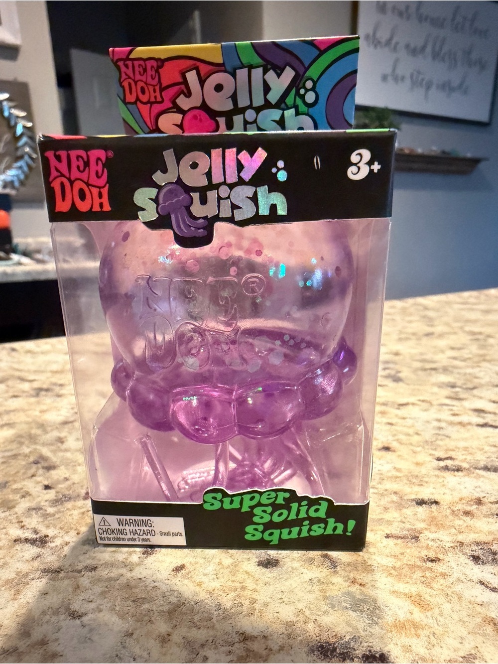 Jelly Squish needoh Purple Kids Toy - Super Solid Squish
